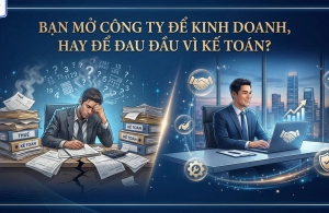 BẠN MỞ CÔNG TY ĐỂ KINH DOANH, HAY ĐỂ ĐAU ĐẦU VÌ KẾ TOÁN?